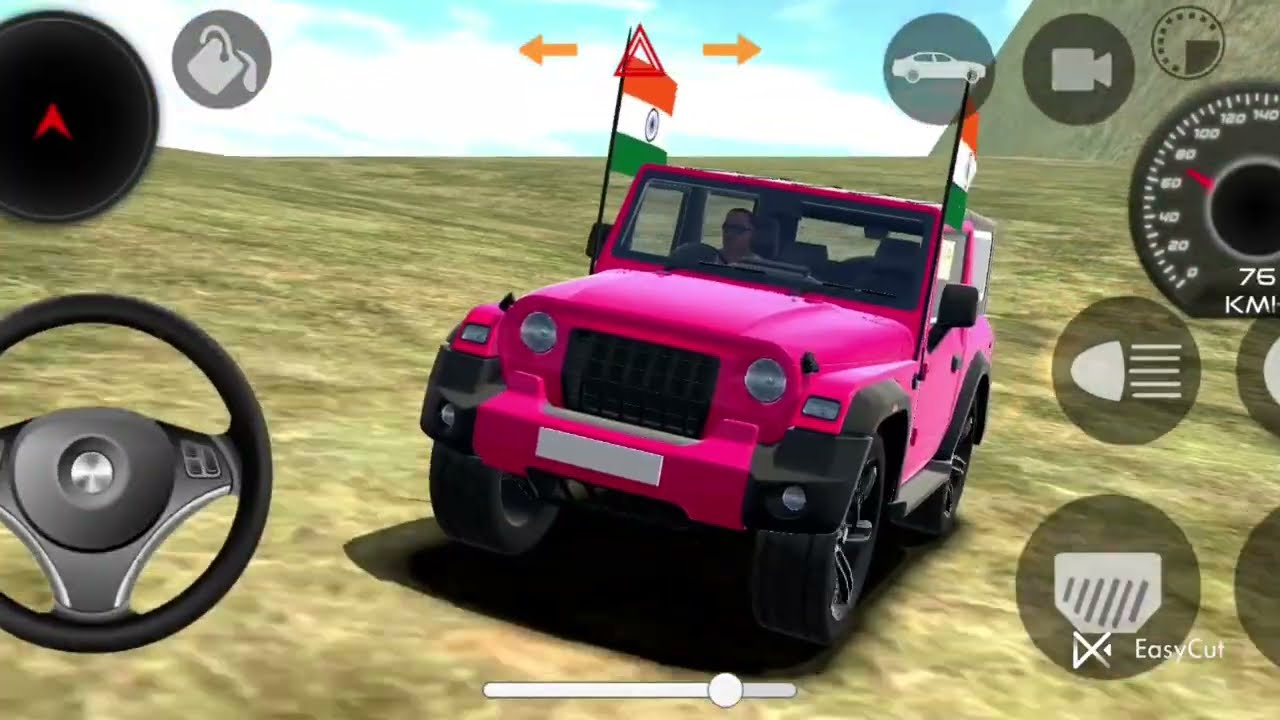 Modified Mahindra Thar😈Games:Indian Red Thar (Gadi Wala Games) Car Game Android Game - #2025