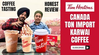 Real Taste of Tim Hortons Canada in Kotkapura , Punjab | timhortons coffee tasting I Jazzi Bawa