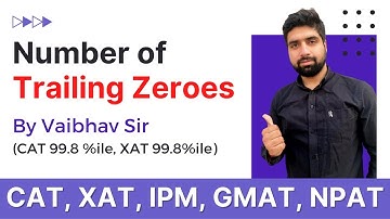 Number of Trailing Zeroes || Number System || Quantitative Aptitude