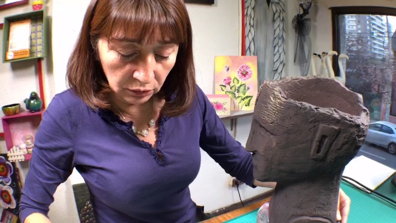 La Tienda de Dina Valencia   S02E38 Escultura Rostro Humano acabado Bronce