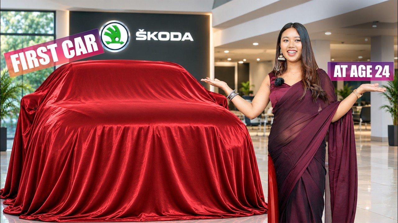 Middle Class Family Girl Bought Her First Car 🥹 ️ - YouTube