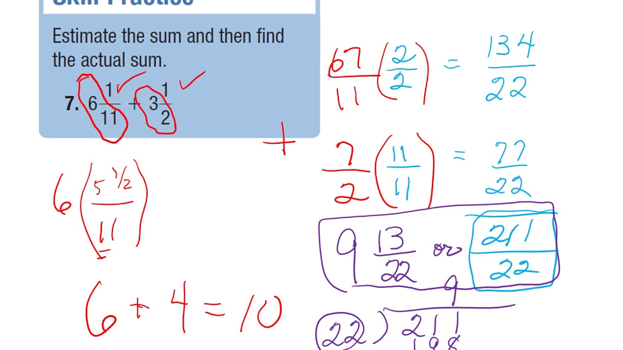 Answers Skill Practice Section 4 6 ppt - YouTube
