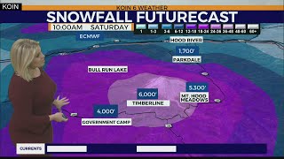 WEATHER FORECAST: Dry & colder Thursday, loads of snow for resorts this weekend.