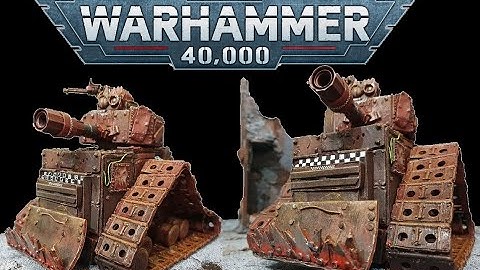 Scratch Build: Ork Kill Krusha Tank