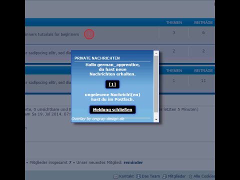 phpBB-Tutorial: Einbau der PN-Lightbox