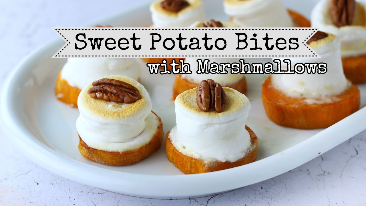 Sweet Potato Bites with Marshmallows - YouTube