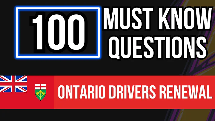 G1 Practice Test Ontario 2025   Driver's Written Exam 100 Must Know Questions