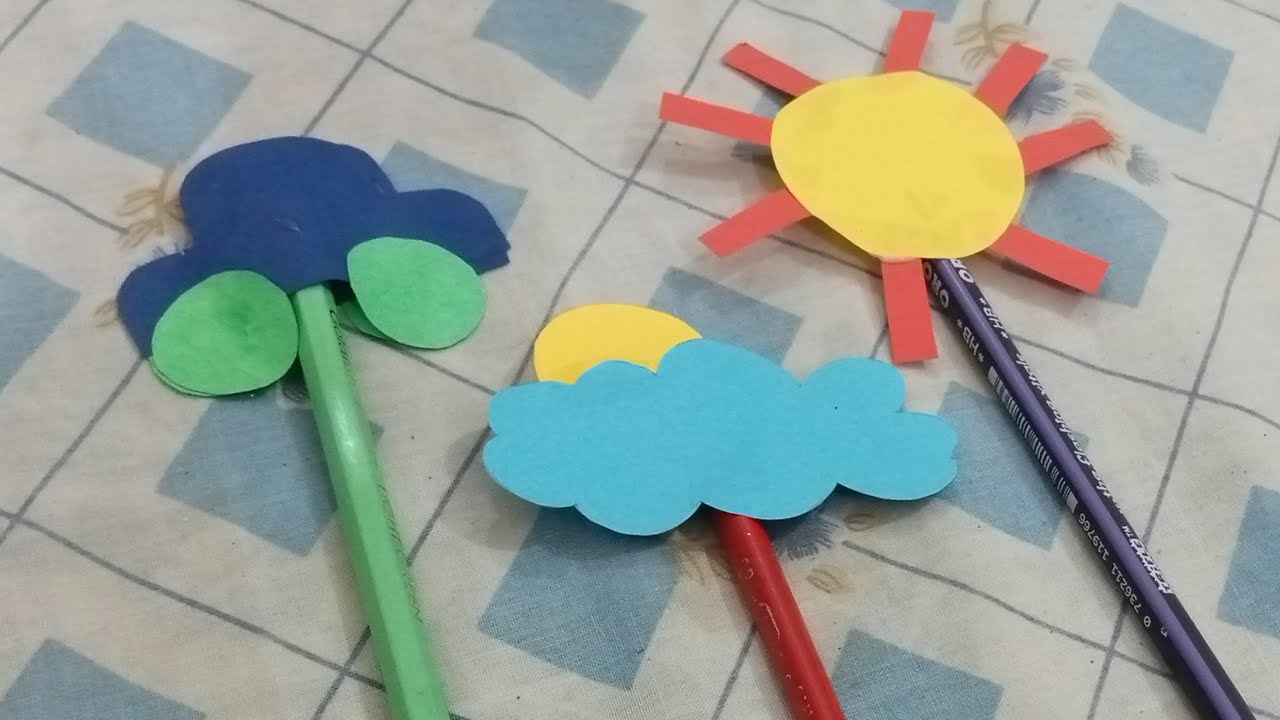 pencil-decoration-ideas-pencil-decoration-paper-gift-ideas-youtube
