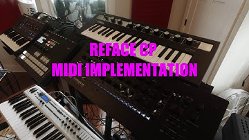 Yamaha Reface CP Midi Implementation (CC Messages, Saving Patches)