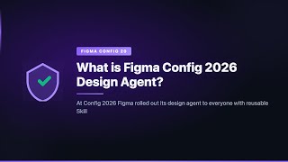What is Figma Config 2026 Design Agent?