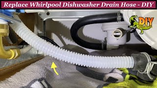 Replace whirlpool dishwasher drain hose  DIY