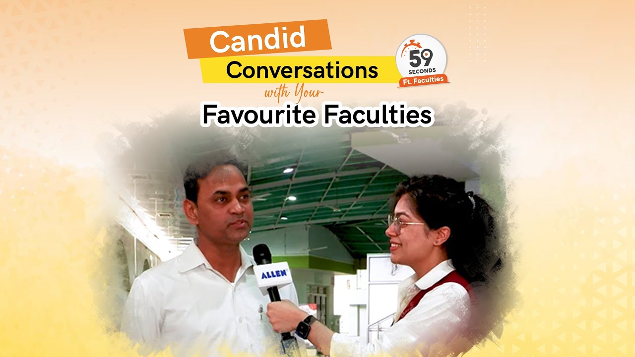 Honest Conversations Ft. Faculties | 59 Seconds 