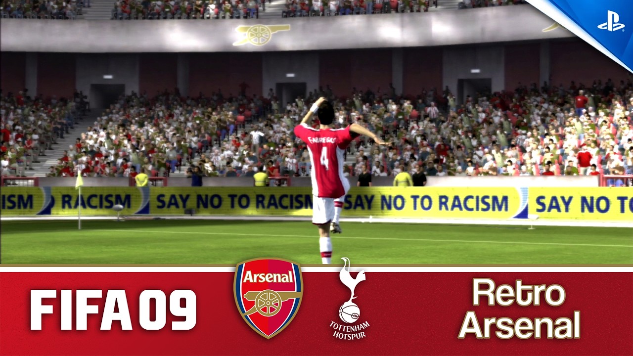 Retro Arsenal | FIFA 09 - Arsenal vs Tottenham Hotspur (PS3 Gameplay)