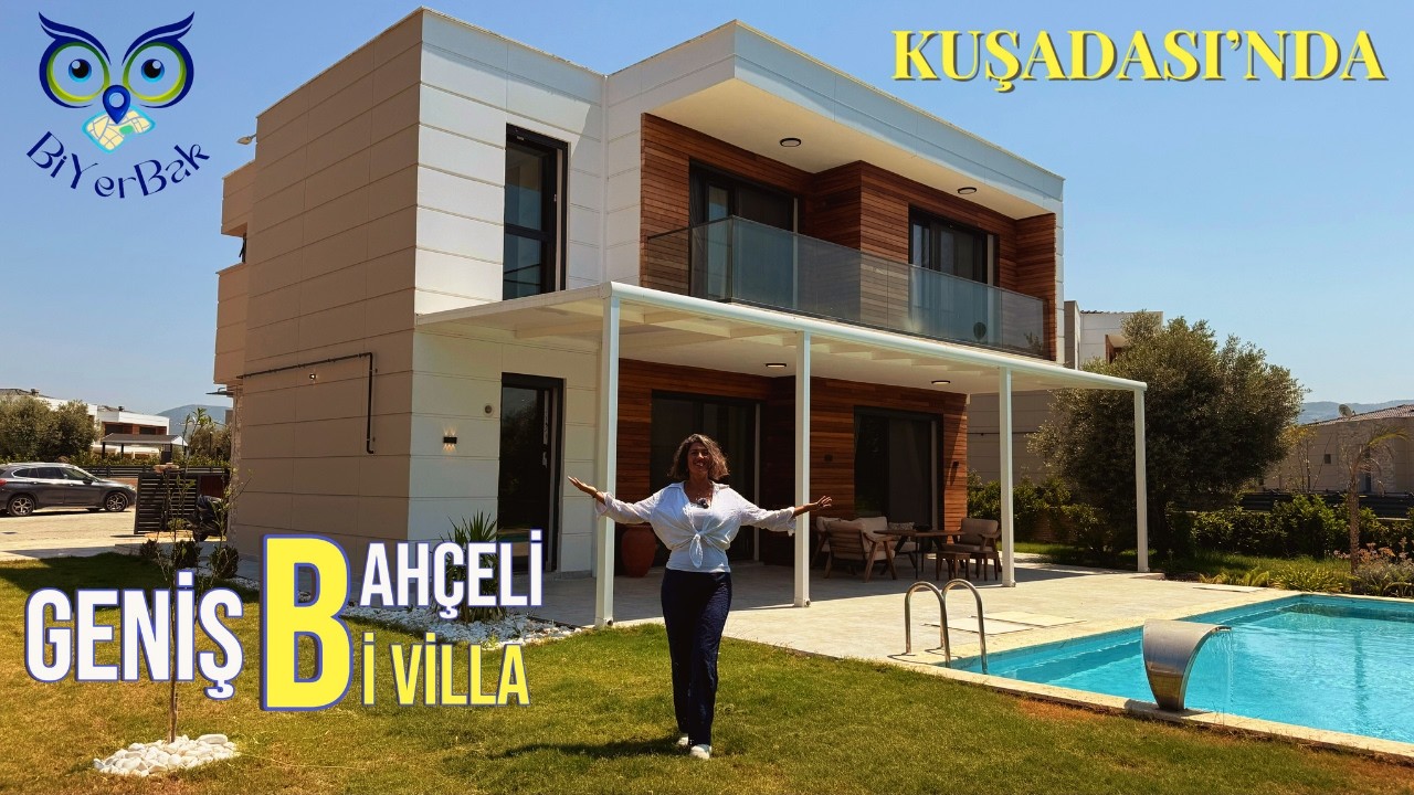 Böylesi Nadiren Çıkar! Kuşadası’nda Satılık Havuzlu Lüks Villa #31