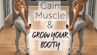 How to gain muscle & get a BIGGER butt ♡ Top tips by Vicky Justiz