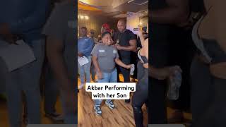 Akbar V performing with her Son #shorts #viralshorts #akbarv #zeusnetwork #nickiminaj #housewives