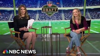 Amanda Seyfried Stops by NBC News Daily to talk NFL draft