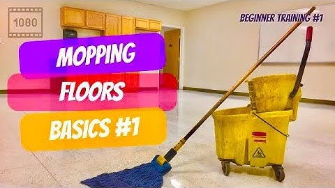 Best Mopping Technique ♥ ♥ Cleaning Floors  ♥ ♥ Best training video