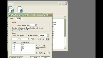 Wide Format Machines in the Estimator QP