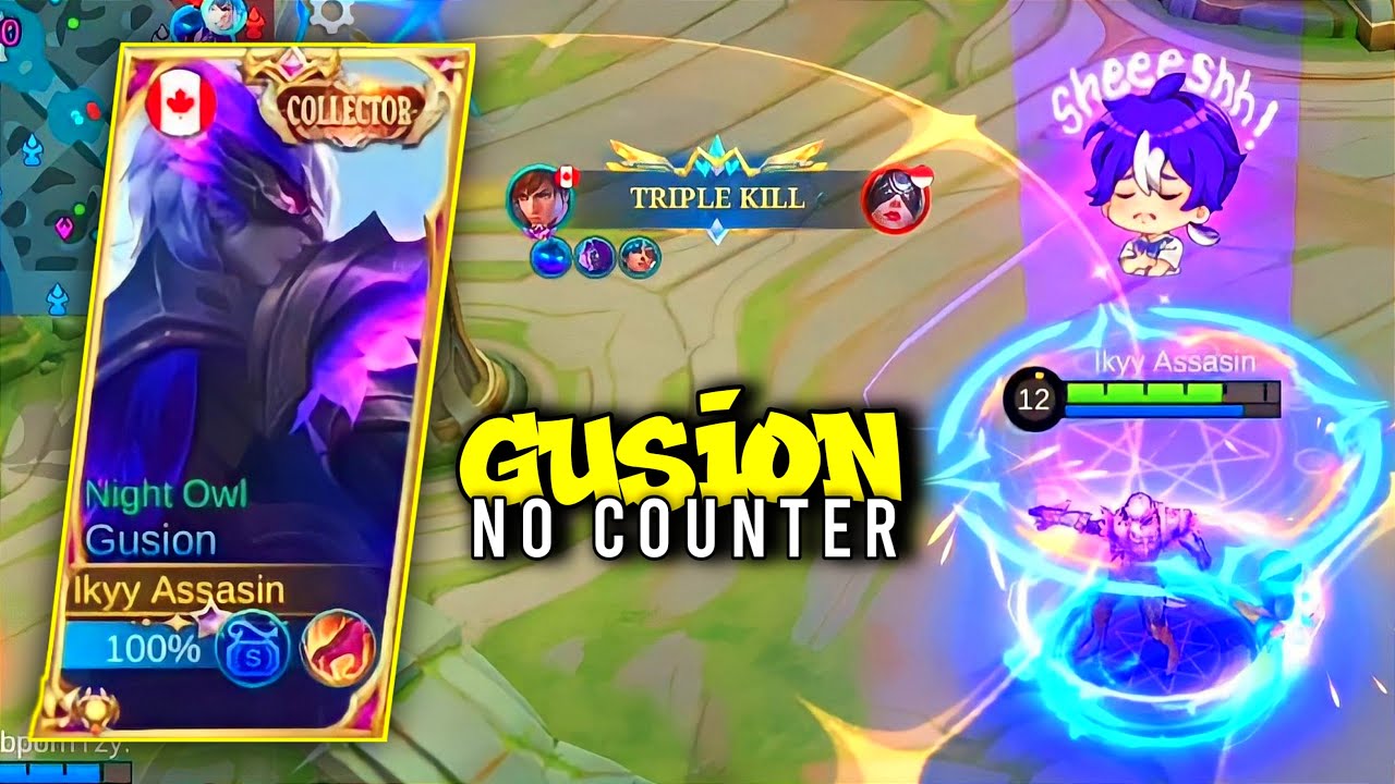 GUSION'S HAND SPEED TO THE OPPONENT BASE