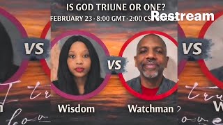 Debate: Is God Triune or One? (Debate starts at 18:13:00)