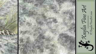 Tutorial: how to draw stone texture in coloured pencils