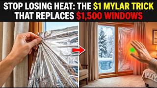 Stop Losing Heat: The $1 Mylar Trick That Replaces $1,500 Windows