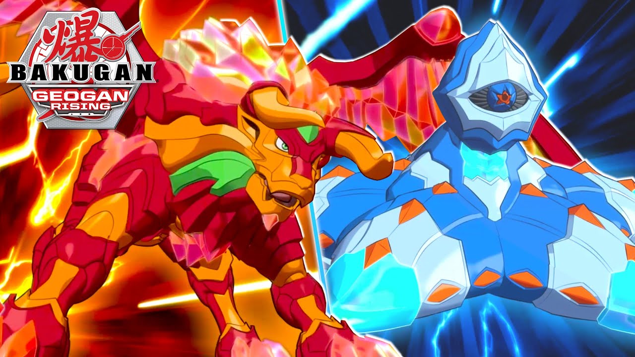 Every Geogan's FIRST Battle - ALL Awesome Brawlers' & Villains' First  Bakugan: Geogan Rising Battles 