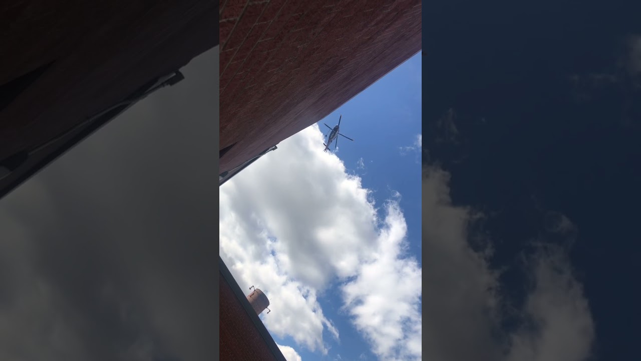 Life Flight Helicopter Landing Up Close