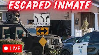 🔴 BREAKING: ESCAPED INMATE SWAT SURROUNDING HOME | Los Angeles County