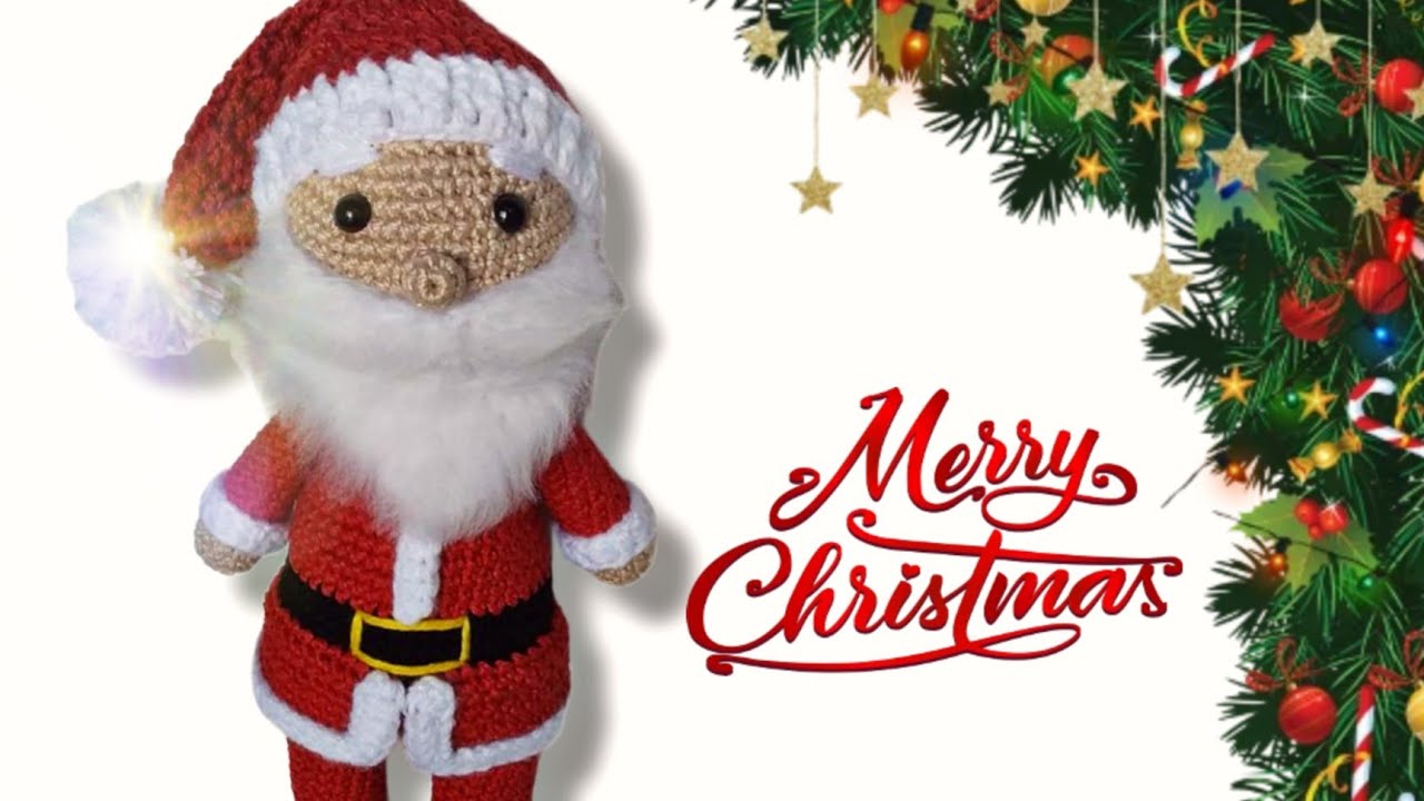 COMO FAZER PAPAI NOEL AMIGURUMI 🎅🏻 | amigurumi receita | crochê