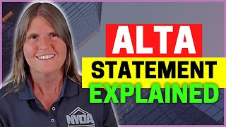 The ALTA Settlement Statement // EXPLAINED By a Title Insurance Expert!
