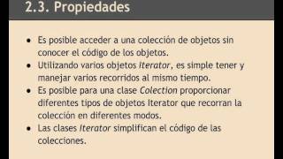El patrón de diseño Iterator