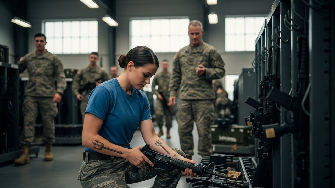 They Made the New Girl Clean Guns — Until the Commander Saw the Elite SEAL Mark