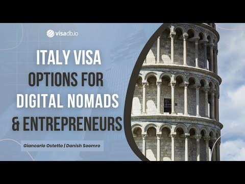 Italy Visa Options for Digital Nomads & Remote Entrepreneurs | visadb.io immigration series