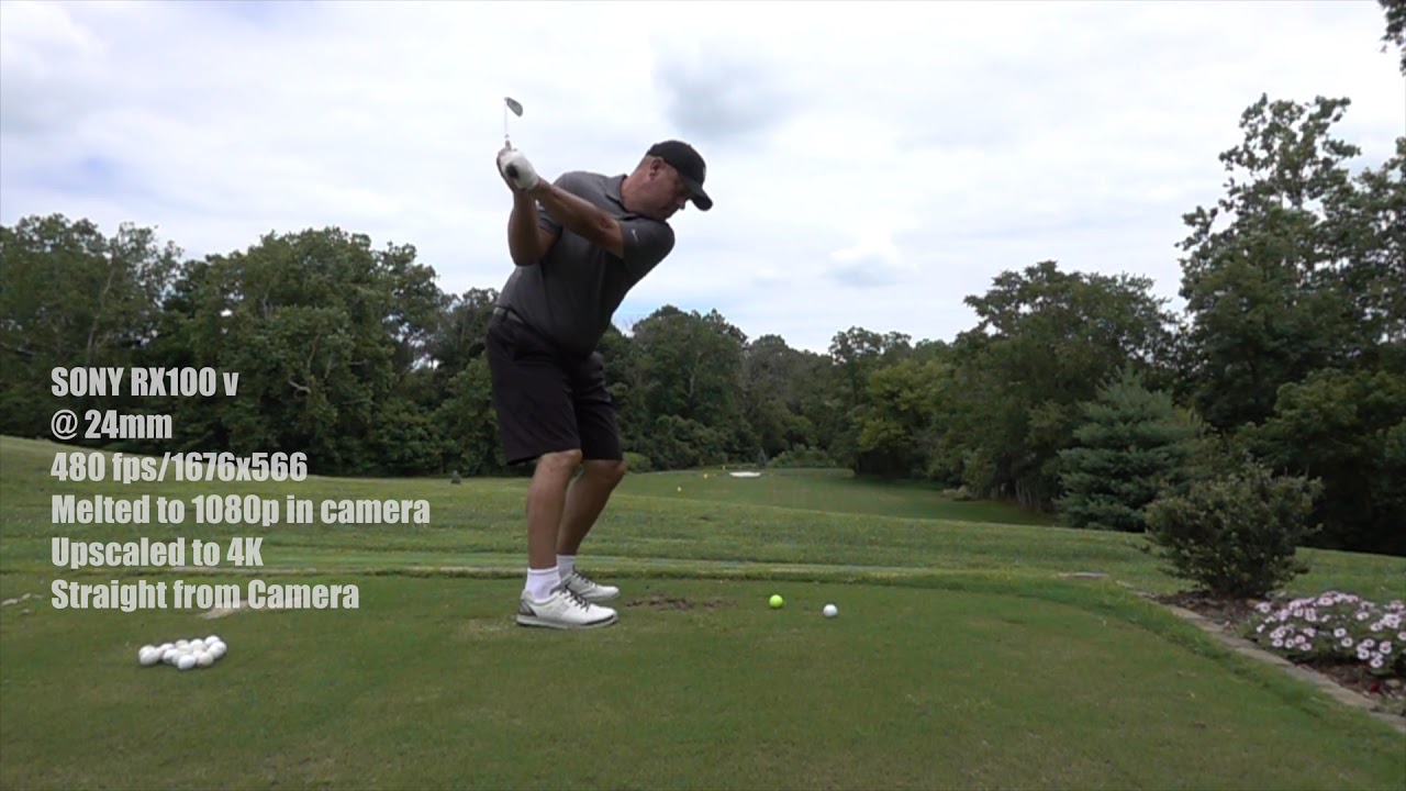 Sony A6300 v. Sony RX100 v Slo-Motion - Golf Swings