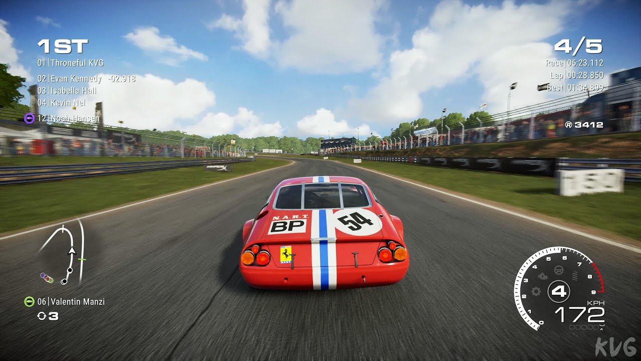 GRID Legends - Ferrari 365 GTB4 Competizione - Gameplay (PC UHD) [4K60FPS]