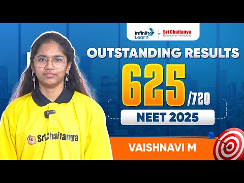 NEET 2025 Topper Vaishnavi M Shares Her Preparation Secrets | Scored 625 Marks | #neet2025result