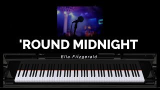 Download lagu 'Round Midnight (jazz piano karaoke) /LYRICS