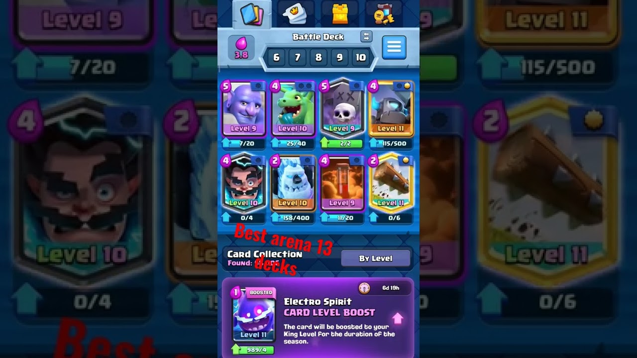 Best arena 13 decks (clash royal) 