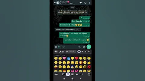 Lovers Conversation Before Marriage Part 1 Whatsapp Chat Tamil 
