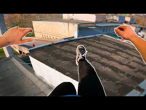 Rooftop Parkour POV / Adventure in Russia 🇷🇺
