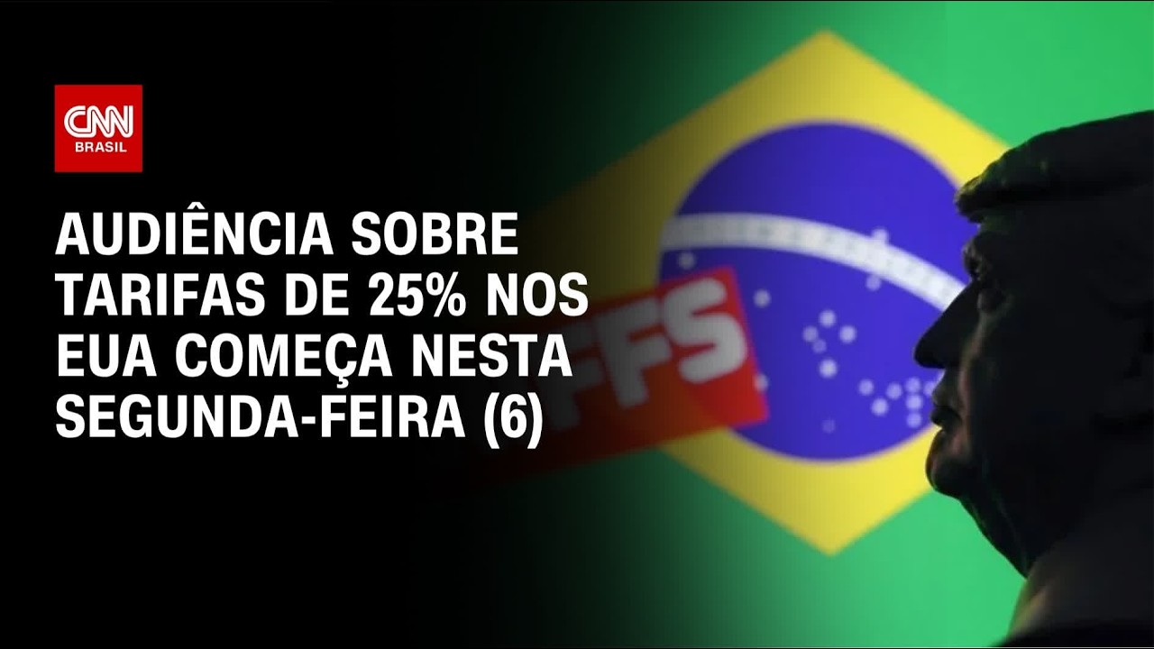 Começa nesta segunda-feira (6) audiência sobre tarifas de 25% nos EUA