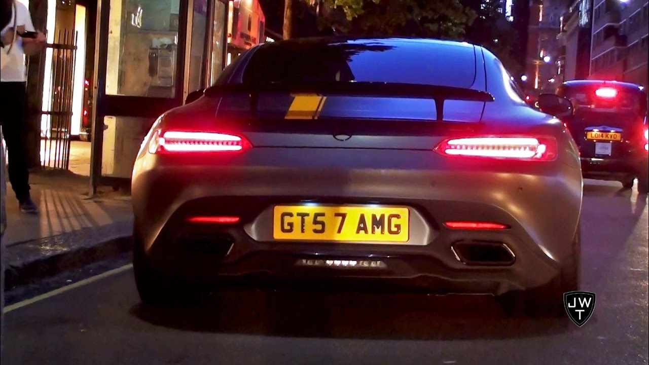 MERCEDESAMG GT S WAKING UP LONDONERS AT NIGHT! LOUD REVS! YouTube