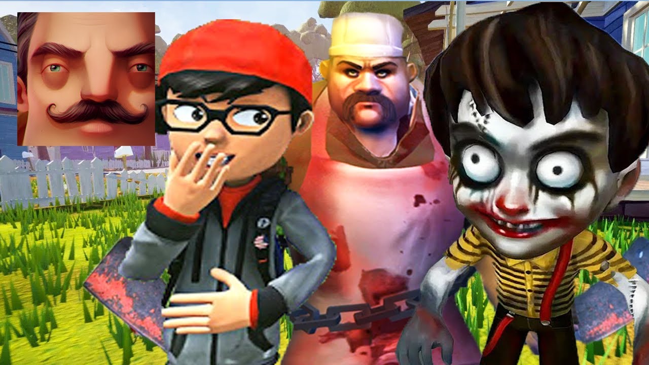 Hello Neighbor - My New Neighbor Scary Butcher Child Boy Full History Gameplay Walkthrough