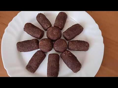 Пирожное без выпечки. Очень быстро и очень вкусно. Пирожное "Картошка ...