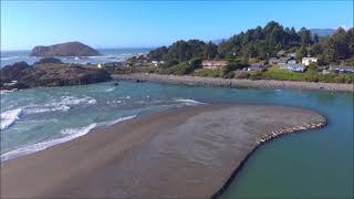 The mouth of the Smith river