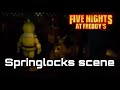 Fnaf movie Springlocks scene Fanmade
