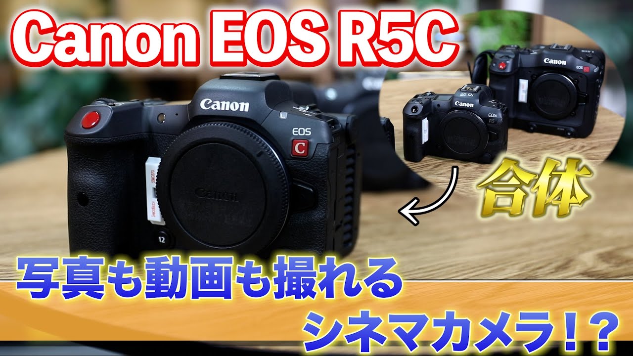 東京カメラ機材レンタル】シネマカメラCanon EOS R5Cの特徴とは - YouTube