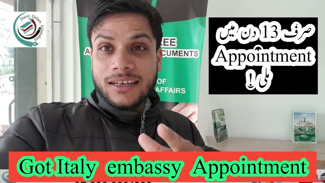 Got Italy Embassy Appointment In 13 Day Don t Understand The Theory Got Italy Embassy Appointment In 13 Day Don t Understand The Theory
